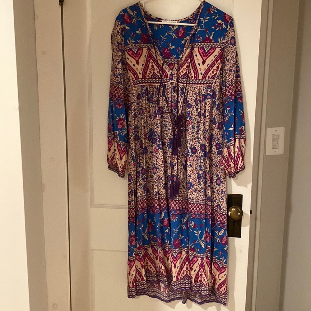 MIDI dress multi color.